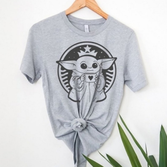 Gildan Tops - Custom Baby Yoda Tshirt